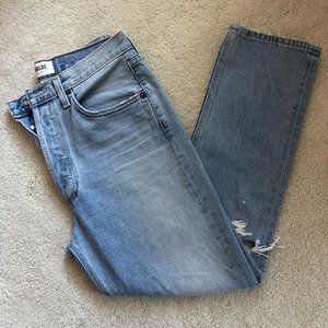 AGOLDE Riley High Rise Straight Crop Jean